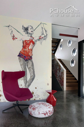 新潮艺术公寓设计 空间大秀最炫背景墙