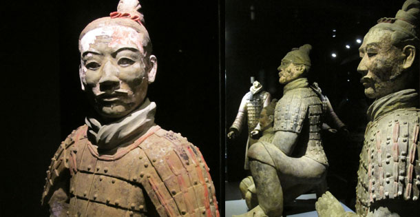展示中国古人色彩空间 “彩装”秦俑“集体亮相