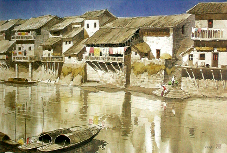 中国水彩-回顾前进中的20年（1978--1998）_纯珍网